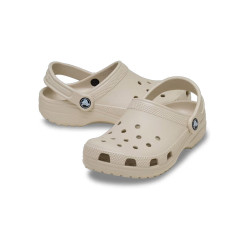 Sabot Crocs Classic Enfant Beige Foncé – Confort ludique pour les plus jeunes