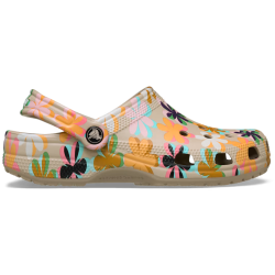 Sabot Crocs Classic Summer Beaded Clog Unisexe Beige – Style rétro estival et confort iconique