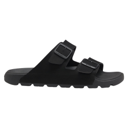 Claquette BOSS Surfley Sand MF Homme Noir – Design à boucles et confort premium