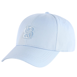 Casquette BOSS Zed Icon Homme Bleu Clair – Style sportif éco responsable en coton recyclé et logo brodé