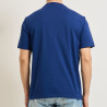 T-shirt en coton extensible avec un logo détaillé Tee BOSS bleu