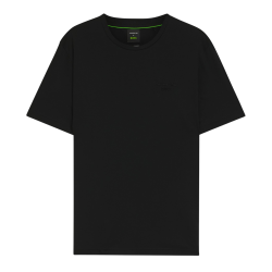 T-shirt BOSS x Porsche TS_PS Spirit 70 Homme Noir – Coupe regular en coton mercerisé avec logo réfléchissant