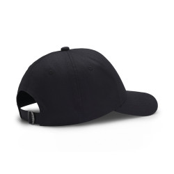 Casquette en sergé de coton avec des rayures caractéristiques Zed-BOSS-ME BOSS noire