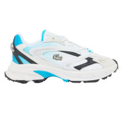 Baskets Lacoste L003 Neo Shot Homme Blanc et Bleu