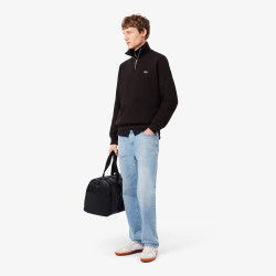 Sweatshirt col montant zippé molleton  Style Intemporel & Confort Lacoste marron