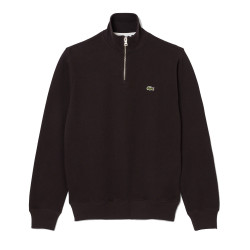 Sweatshirt col montant zippé molleton  Style Intemporel & Confort Lacoste marron