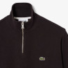 Sweatshirt col montant zippé molleton  Style Intemporel & Confort Lacoste marron
