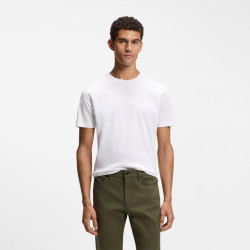 T-shirt Porsche x BOSS en coton mercerisé à imprimé graphique au dos TS_PS Spirit70 Car BOSS blanc