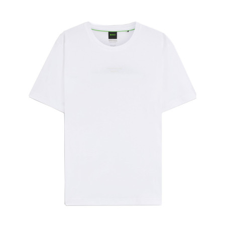 T-shirt Porsche x BOSS en coton mercerisé à imprimé graphique au dos TS_PS Spirit70 Car BOSS blanc