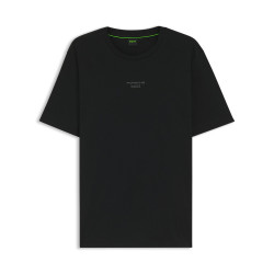 T-shirt Porsche x BOSS en coton mercerisé à imprimé graphique au dos TS_PS Spirit70 Car BOSS noir