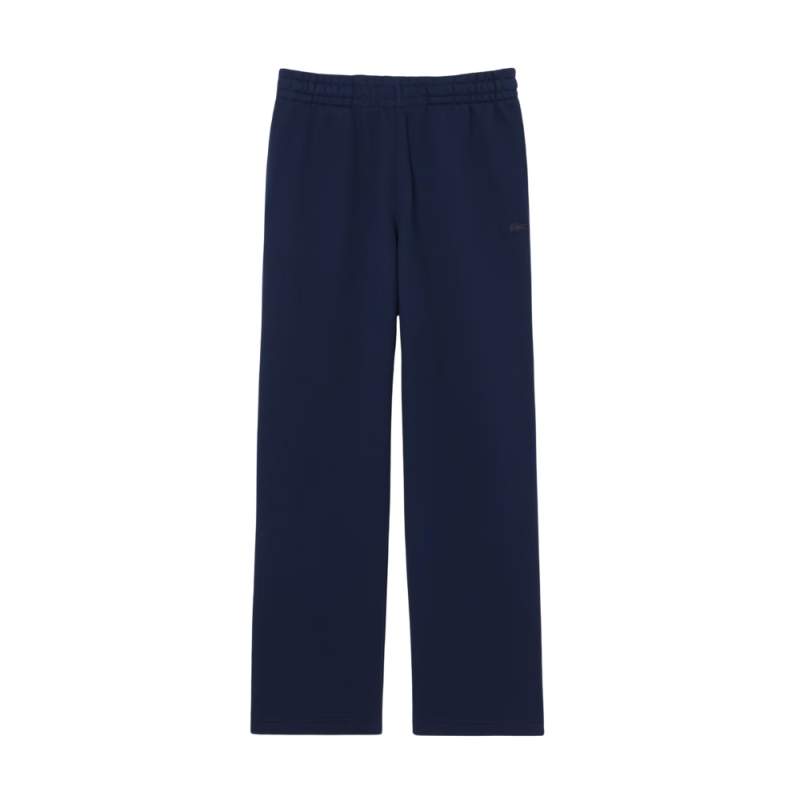 Pantalon de survêtement Lacoste en molleton coton loose fit Marine