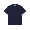 T-shirt Lacoste en coton jersey avec logo embossé Midnight Blue | DM’Sports