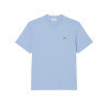 T-shirt Lacoste en coton jersey mi-épais Bleu clair| DM’Sports