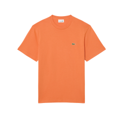 T-shirt Lacoste en coton jersey mi-épais Orange Blossom