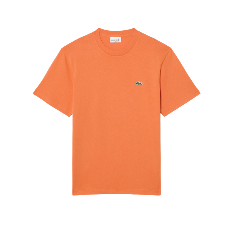 T-shirt Lacoste en coton jersey mi-épais Orange Blossom
