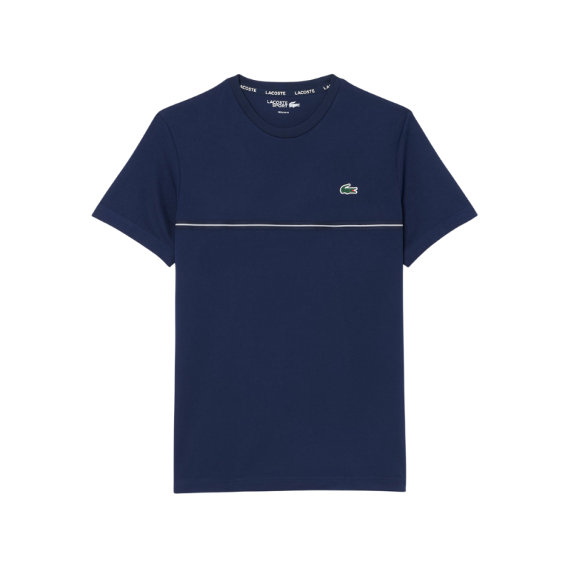 T-shirt Lacoste Sport en piqué Ultra Dry Marine