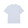 T-shirt Lacoste en coton jersey avec logo embossé Phoenix Bleu Clair| DM’Sports