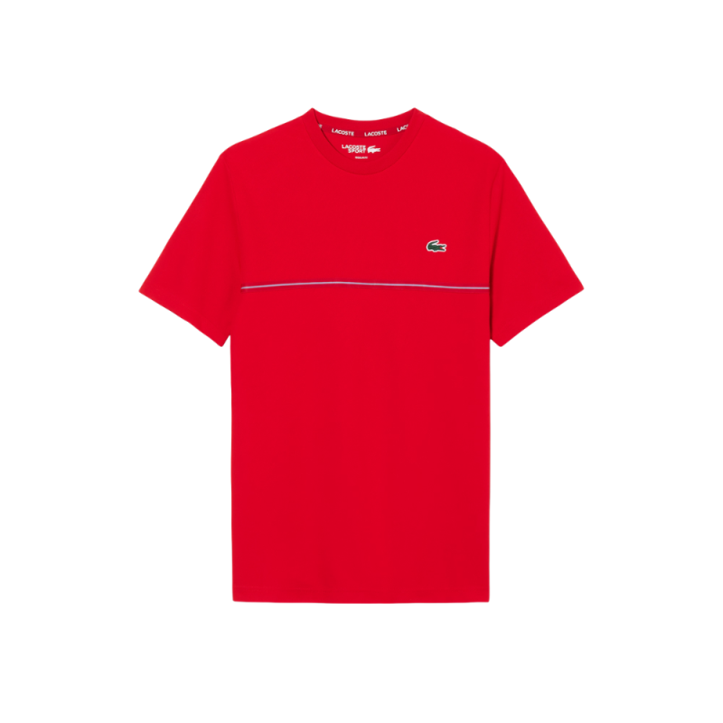T-shirt Sport Ultra Dry imprimé crocodile Rouge