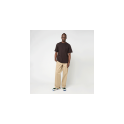 T-shirt Lacoste en coton avec logo brodé Marron