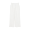Pantalon de survêtement Lacoste en molleton coton loose fit Blanc