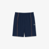 Short Lacoste Sport en taffetas diamanté déperlant Marine