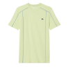 T-shirt Lacoste Sport Ultra Dry en piqué technique liserés Vert / Sencha