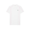 T-shirt Lacoste Sport Ultra Dry en piqué technique liserés Blanc| DM’Sports