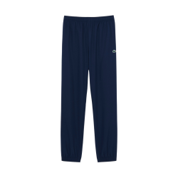 Pantalon de survêtement Lacoste en taffetas diamanté déperlant Marine/Blossom