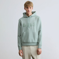 Sweat Capuche en coton Soody BOSS vert