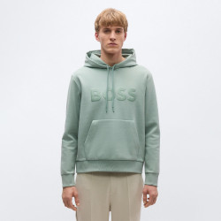 Sweat Capuche en coton Soody BOSS vert