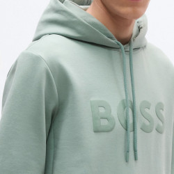 Sweat Capuche en coton Soody BOSS vert