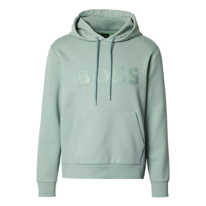 Sweat Capuche en coton Soody BOSS vert