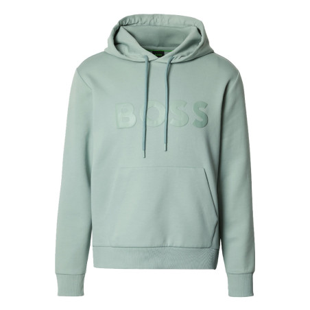 Sweat Capuche en coton Soody BOSS vert