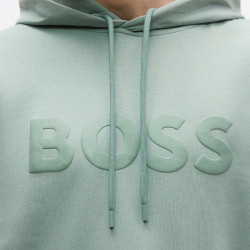 Sweat Capuche en coton Soody BOSS vert