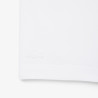 T-shirt classic fit jersey de coton imprimé LACOSTE blanc