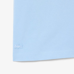 T-shirt classic fit jersey de coton imprimé LACOSTE bleu