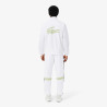 Ensemble survêtement Sport imprimé LACOSTE blanc et vert