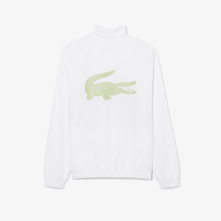 Ensemble survêtement Sport imprimé LACOSTE blanc et vert