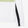 Ensemble survêtement Sport imprimé LACOSTE blanc et vert