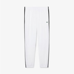 Ensemble survêtement Sport imprimé LACOSTE blanc et vert