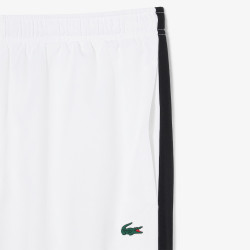 Ensemble survêtement Sport imprimé LACOSTE blanc et vert