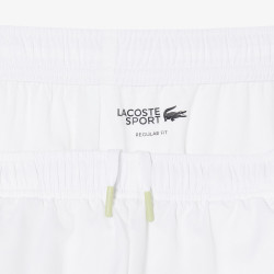 Ensemble survêtement Sport imprimé LACOSTE blanc et vert