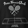 T-shirt en mesh de coton à motif artistique brodé TS_Member Mesh 1 BOSS noir