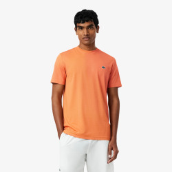 T-shirt Tennis jacquard stretch Ultra Dry  Performance & Confort LACOSTE orange