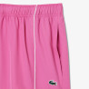 Short Lacoste Sport en taffetas diamanté déperlant Fuchsia | DM’Sports
