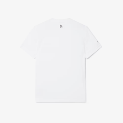 T-shirt Lacoste Tennis x Novak Djokovic en piqué technique respirant Blanc| DM’Sports