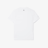 T-shirt Lacoste Tennis x Novak Djokovic en piqué technique respirant Blanc| DM’Sports