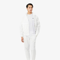 T-shirt Lacoste Tennis x Novak Djokovic en piqué technique respirant Blanc