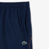 Pantalon de survêtement Lacoste en taffetas diamanté déperlant Marine/Blossom| DM’Sports