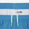 Short Lacoste Sport en taffetas diamanté déperlant Sky Blue | DM’Sports
